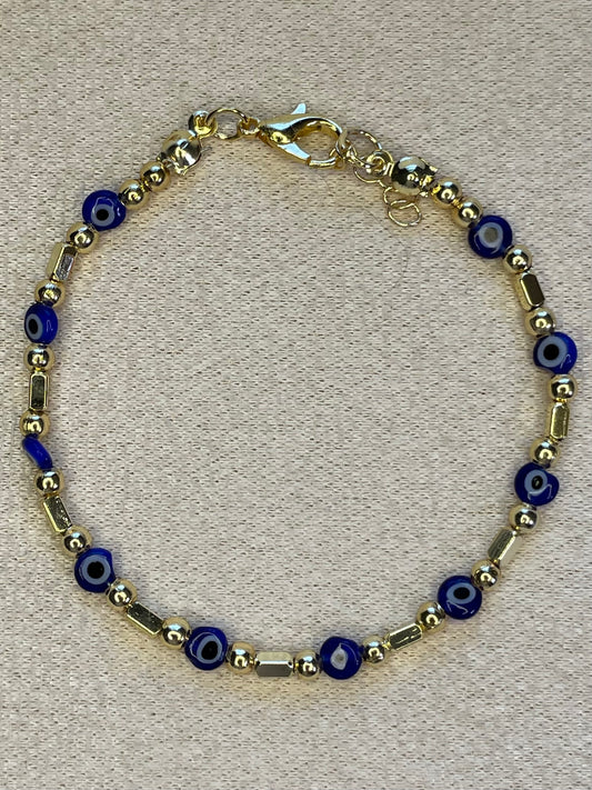 Blue Evil Eye Bracelet