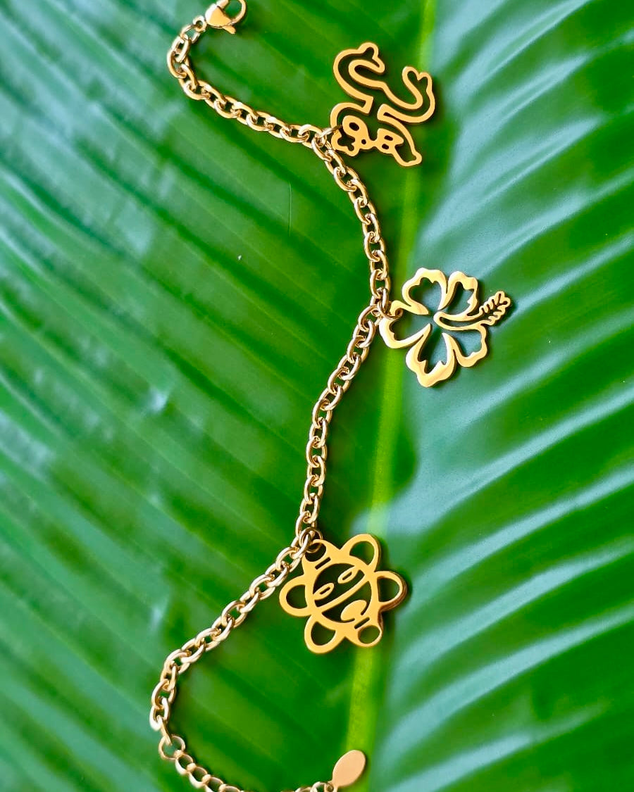 Puerto Rico Charm Bracelet