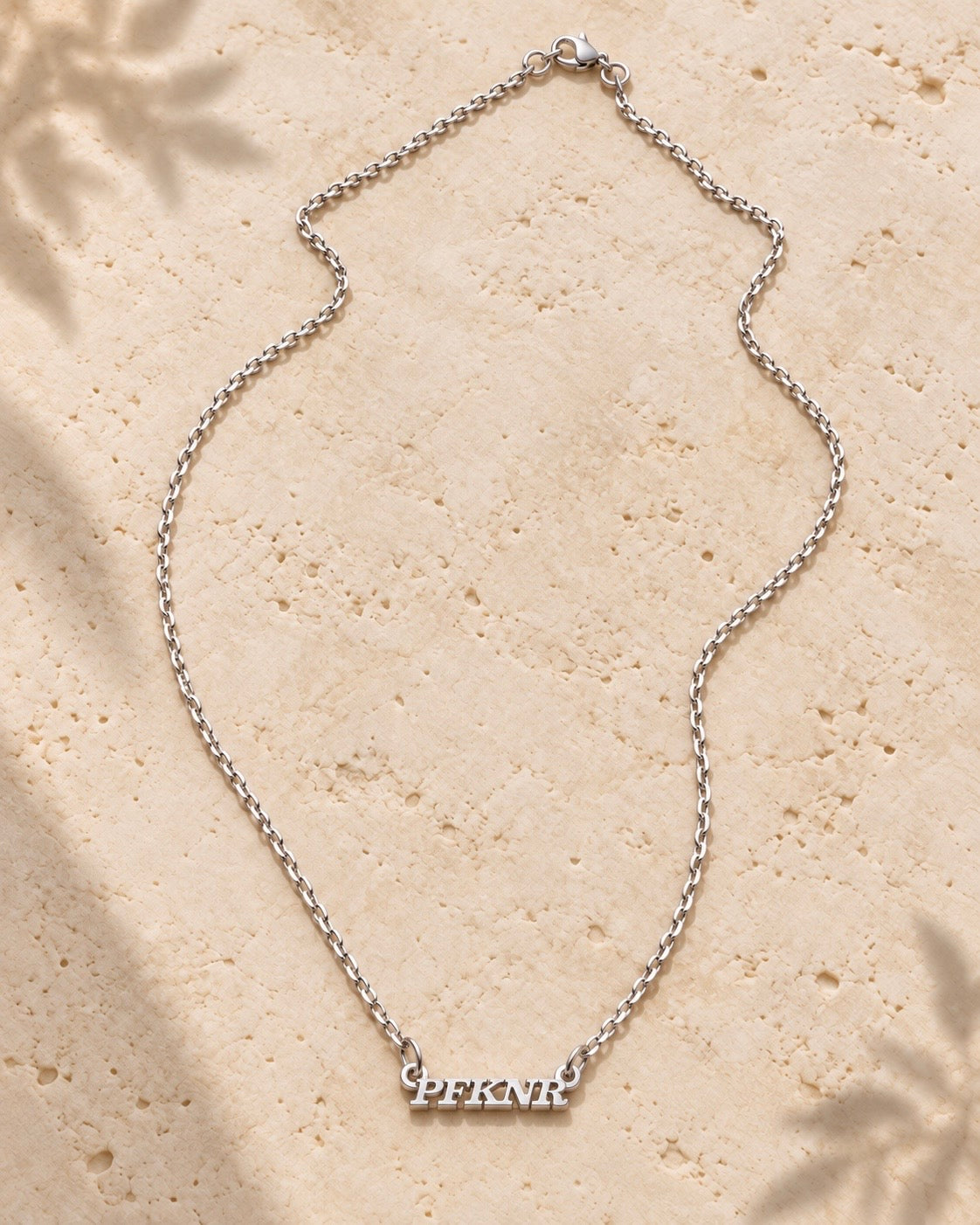 Boricua Letter Necklace – Stainless Steel