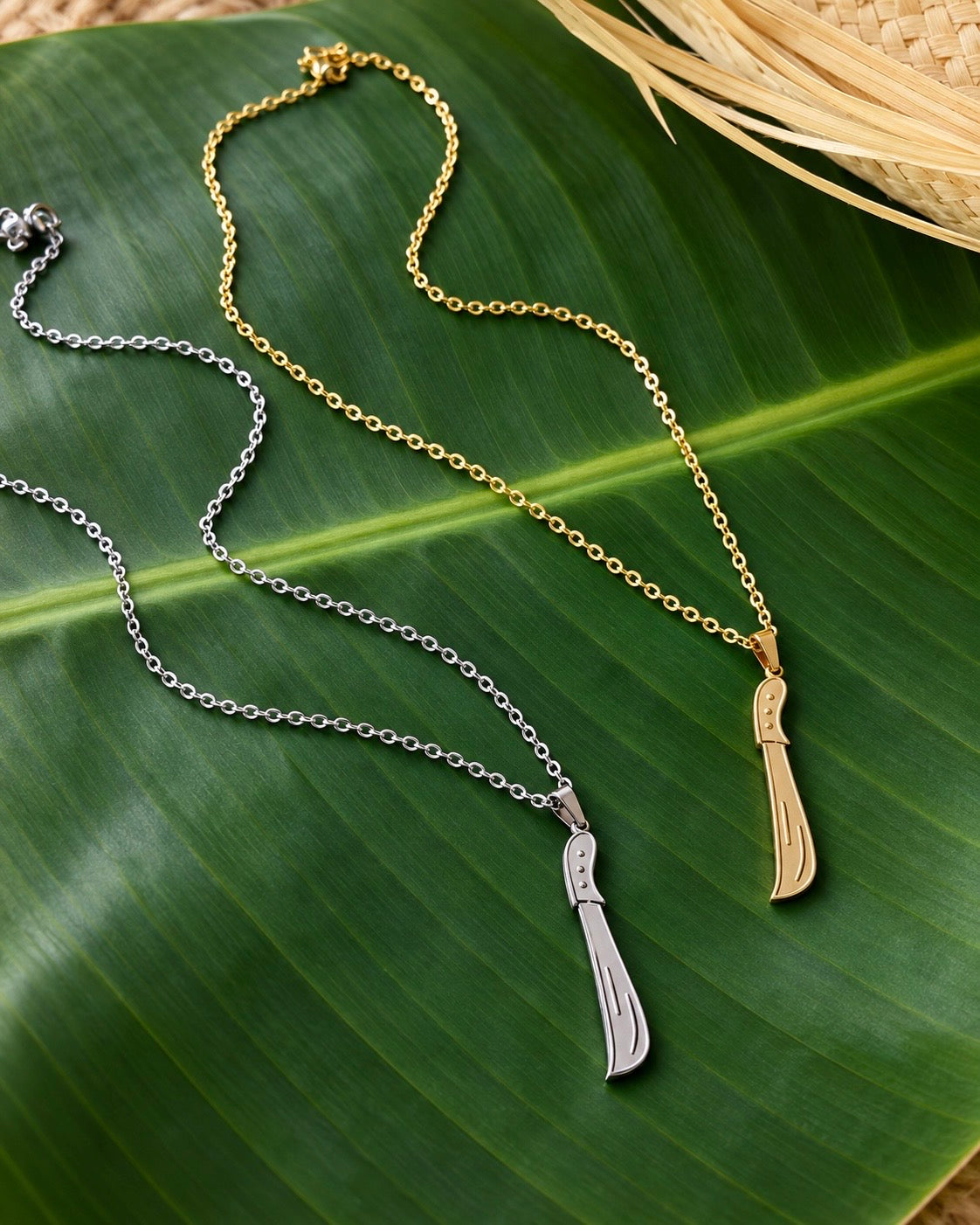 Boricua Machete Necklace – Stainless Steel