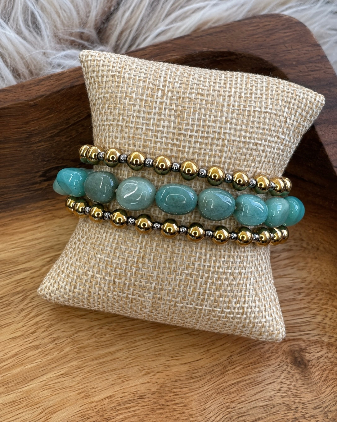 Amazonite Adjustable Bracelet – Calm • Balance • Positive Energy
