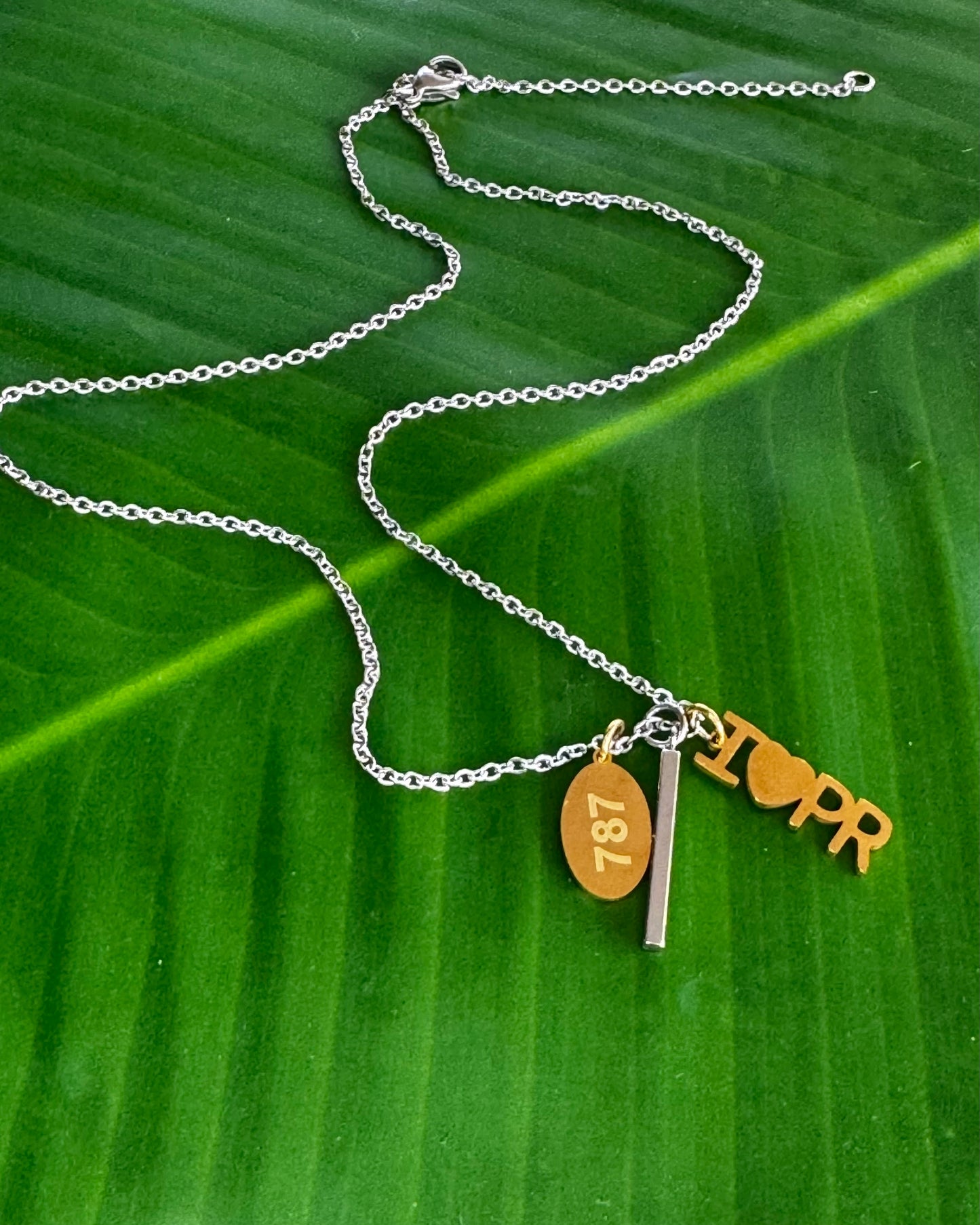 I Love PR Necklace