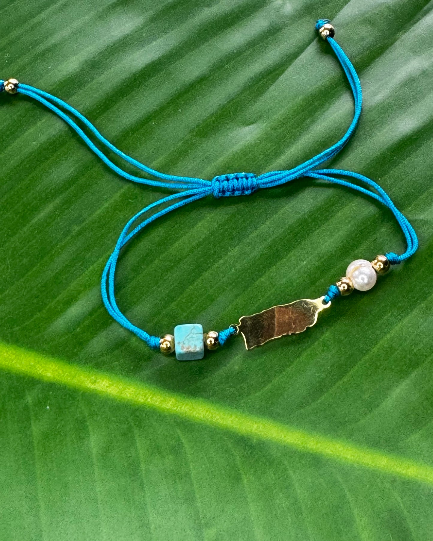 Blue String Puerto Rico Bracelet