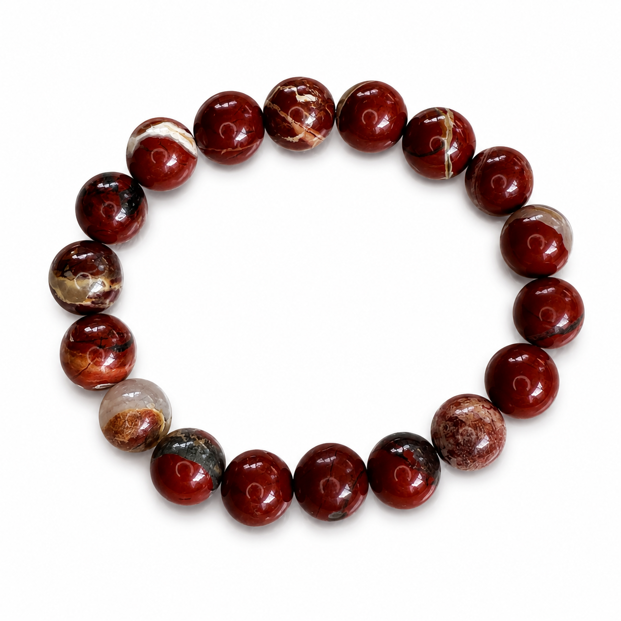 Brecciated Jasper 10mm Bracelet – Strength • Grounding • Vitality