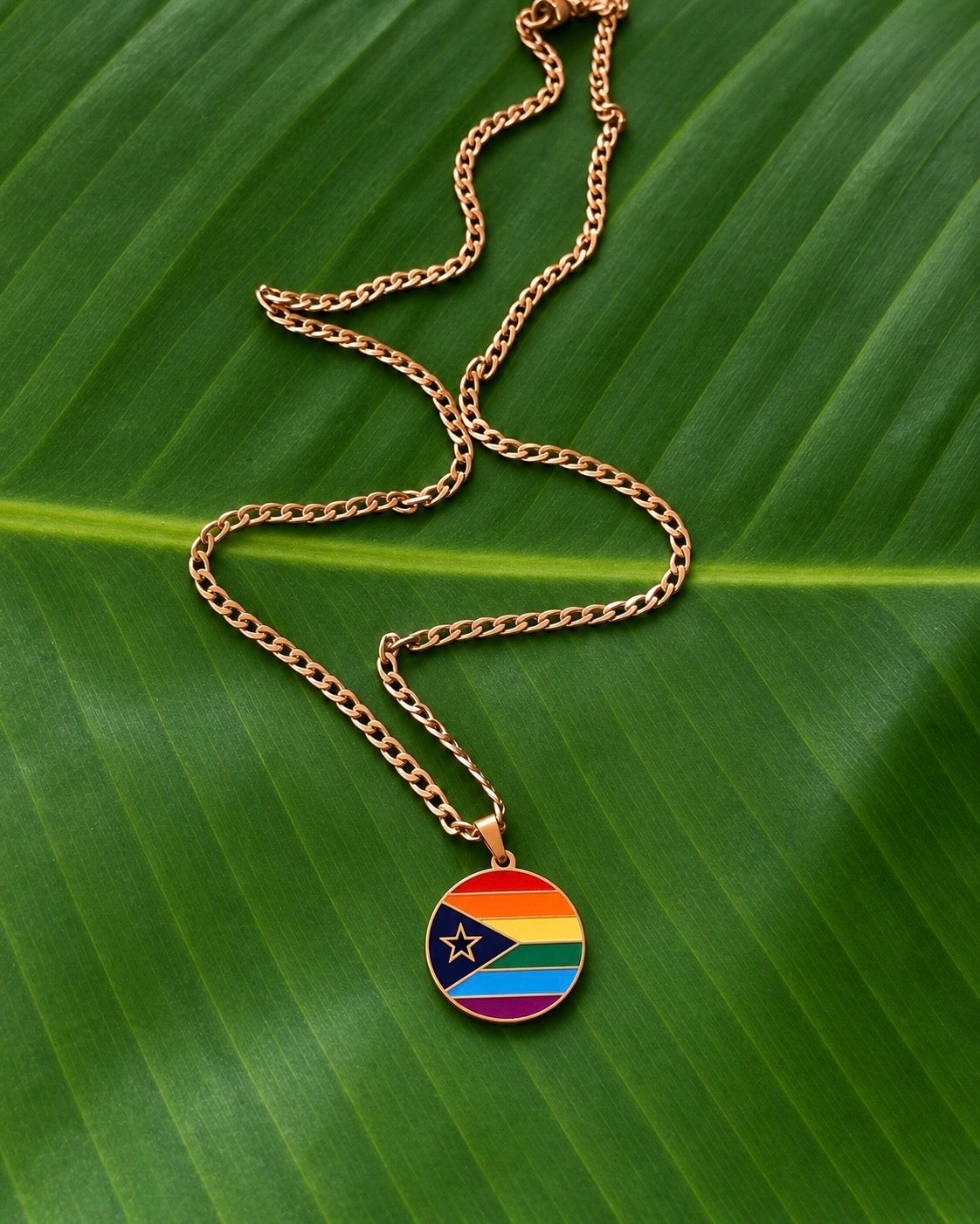 Puerto Rican Pride Necklace – 20 Inches