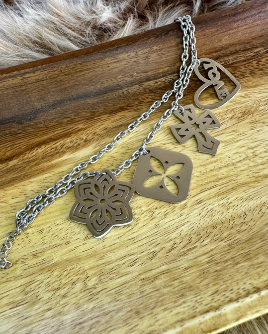 Stainless Steel Charms Bracelet
