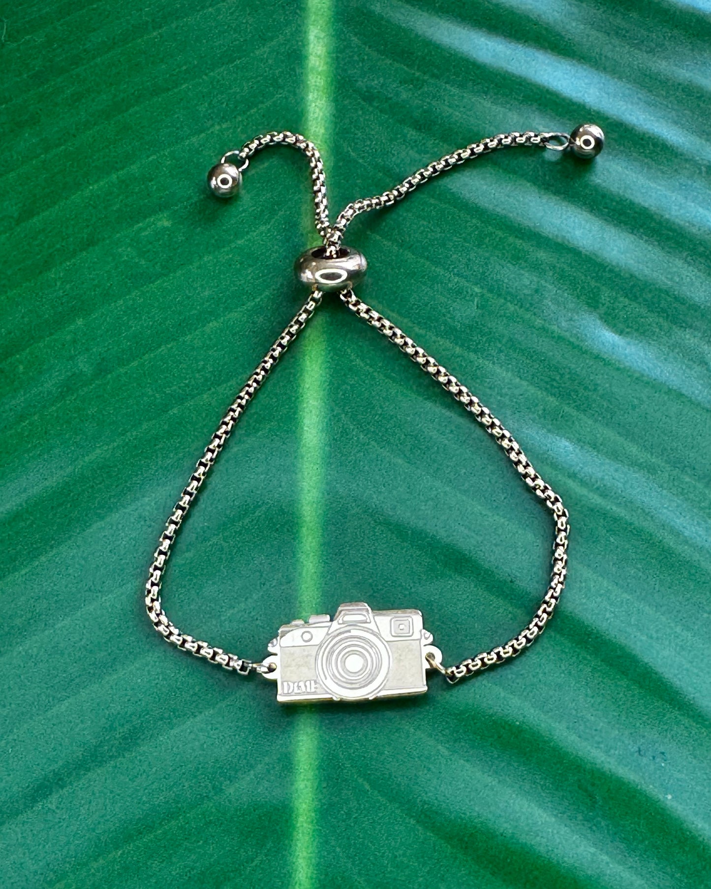 Camera Adjustable Bracelet – Stainless Steel (Gold & Silver)
