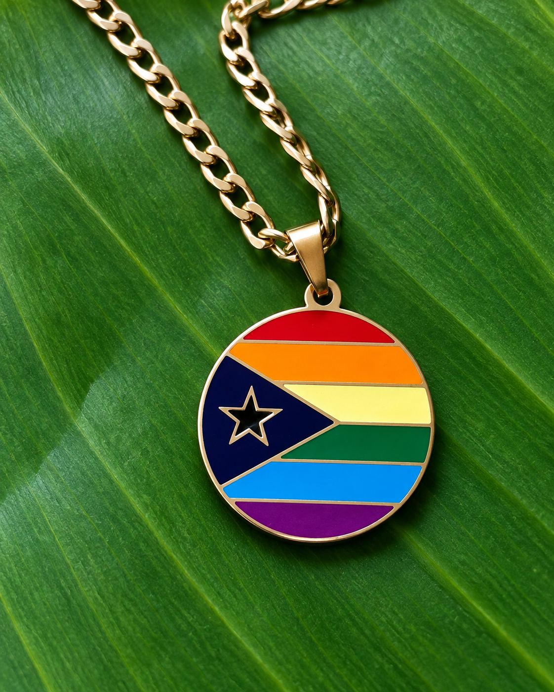 Puerto Rican Pride Necklace – 20 Inches