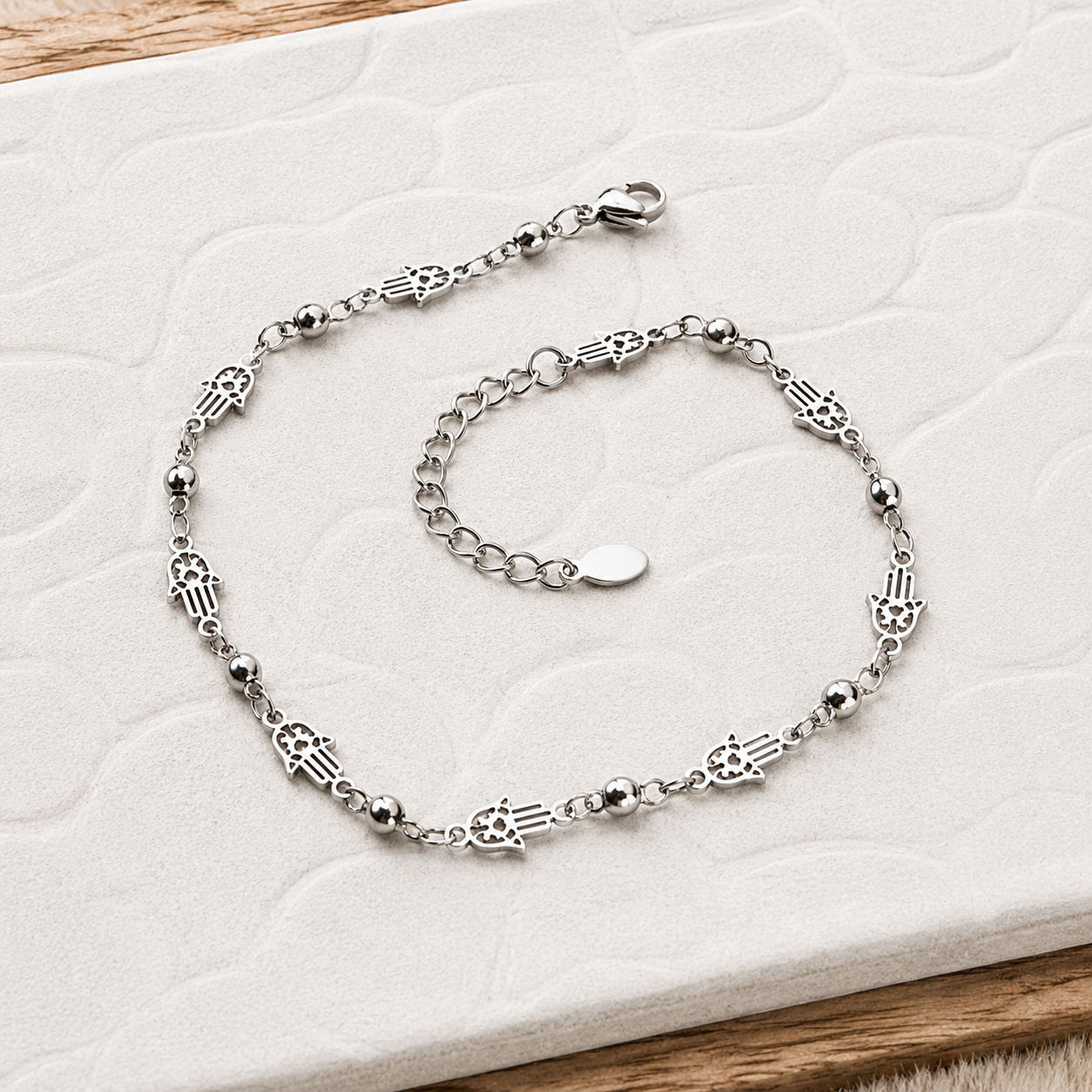 Protective Hamsa Anklet