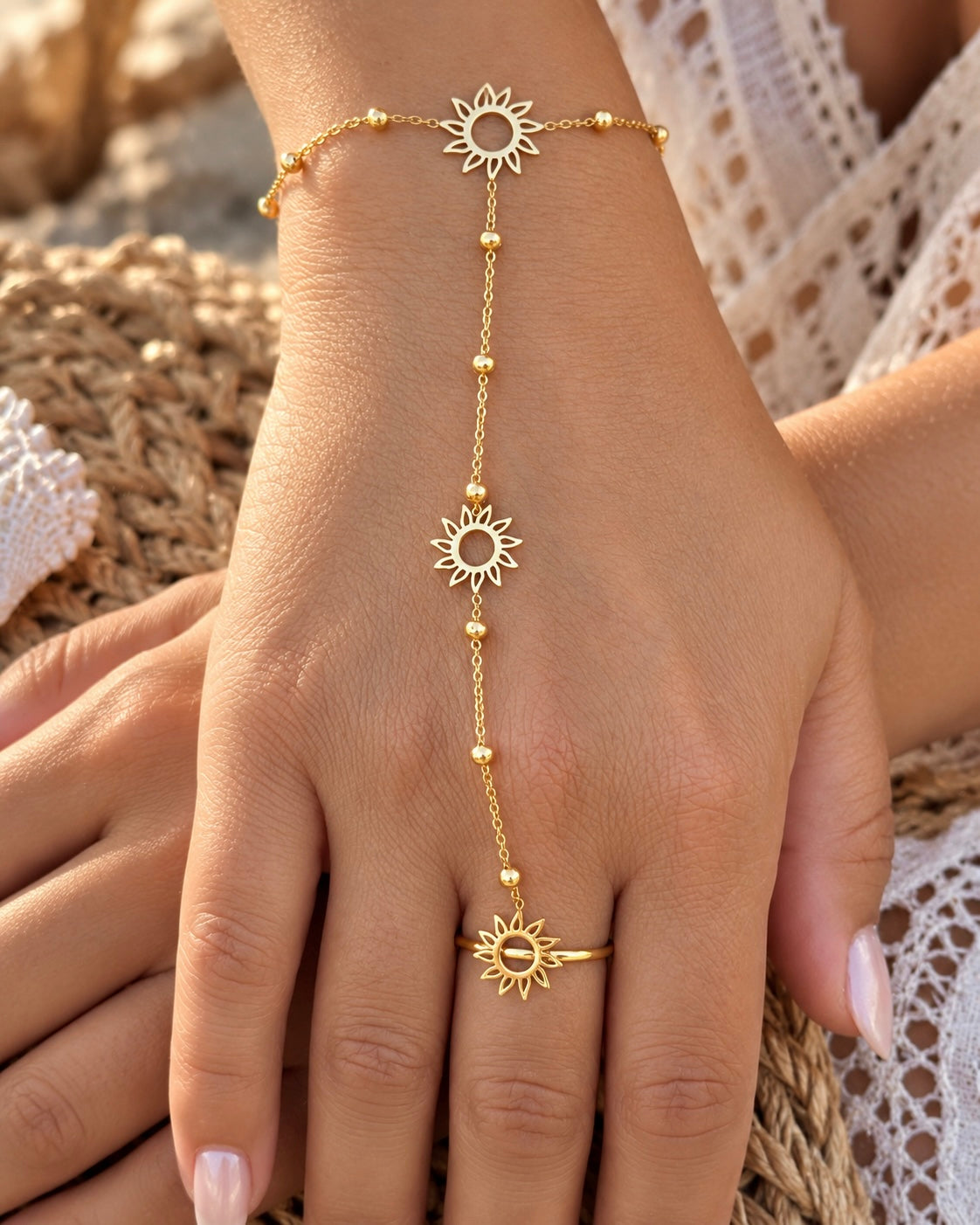 Stainless Steel Ring Bracelet