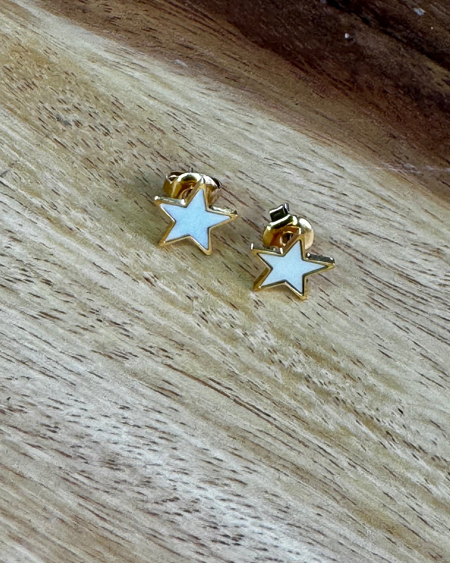 Star Mother Pearl Studs