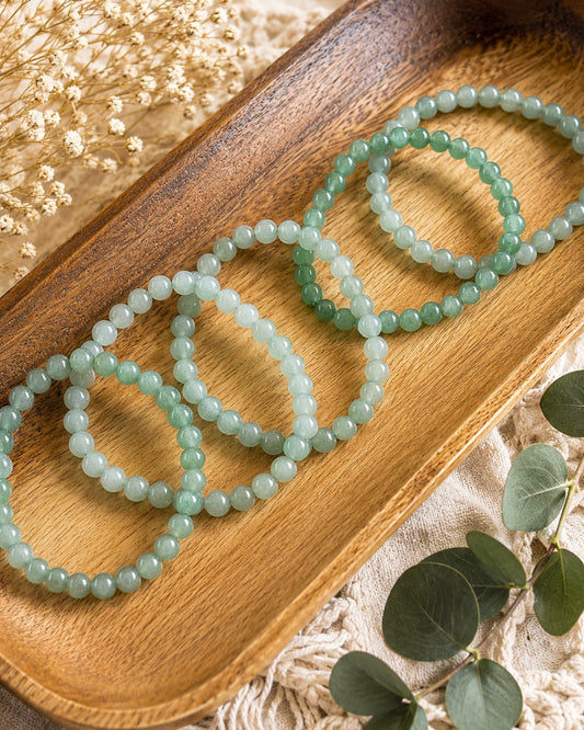 6mm Green Aventurine Bracelet – Luck • Opportunity • Positive Energy
