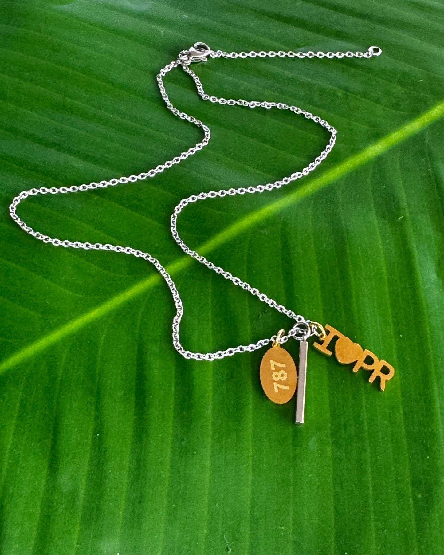I Love PR Necklace