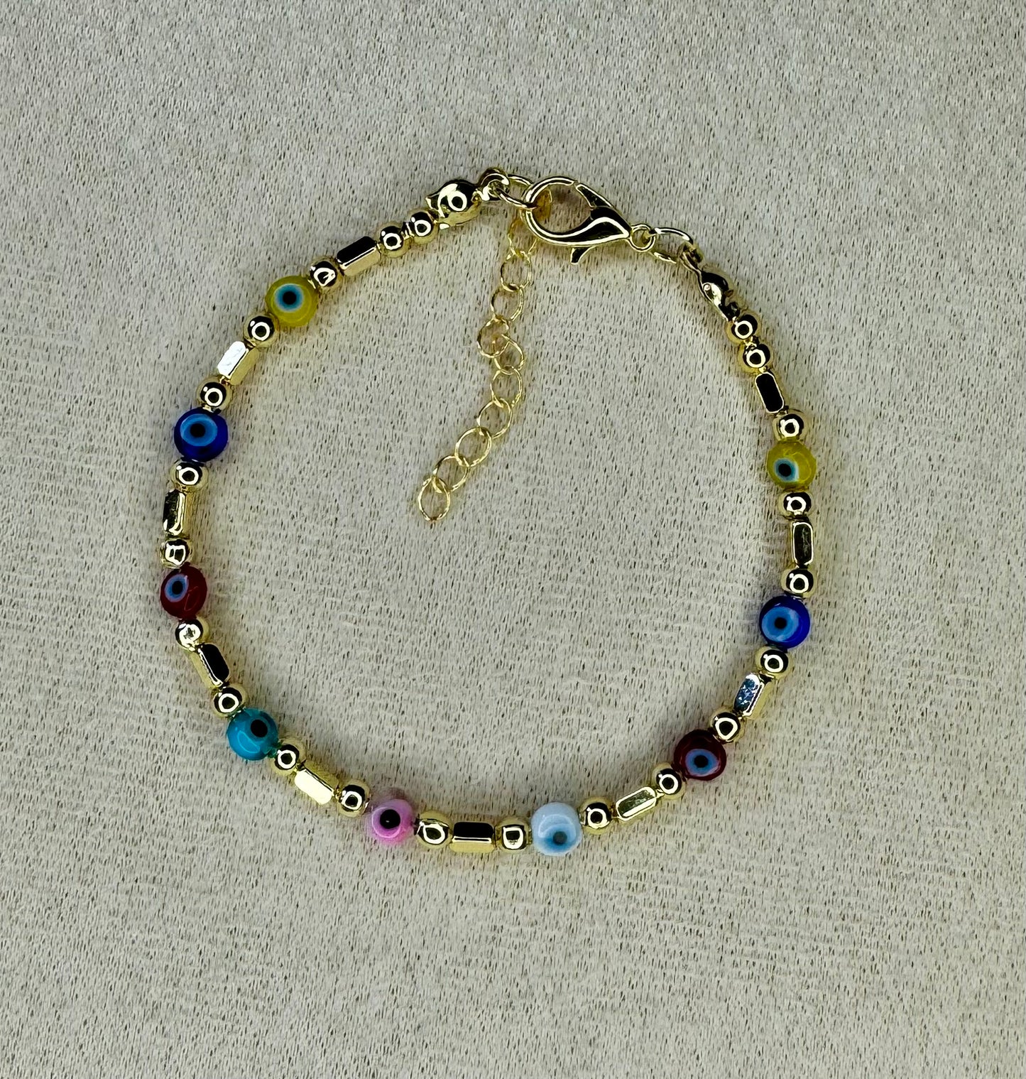 Multicolor Evil Eye Bracelet