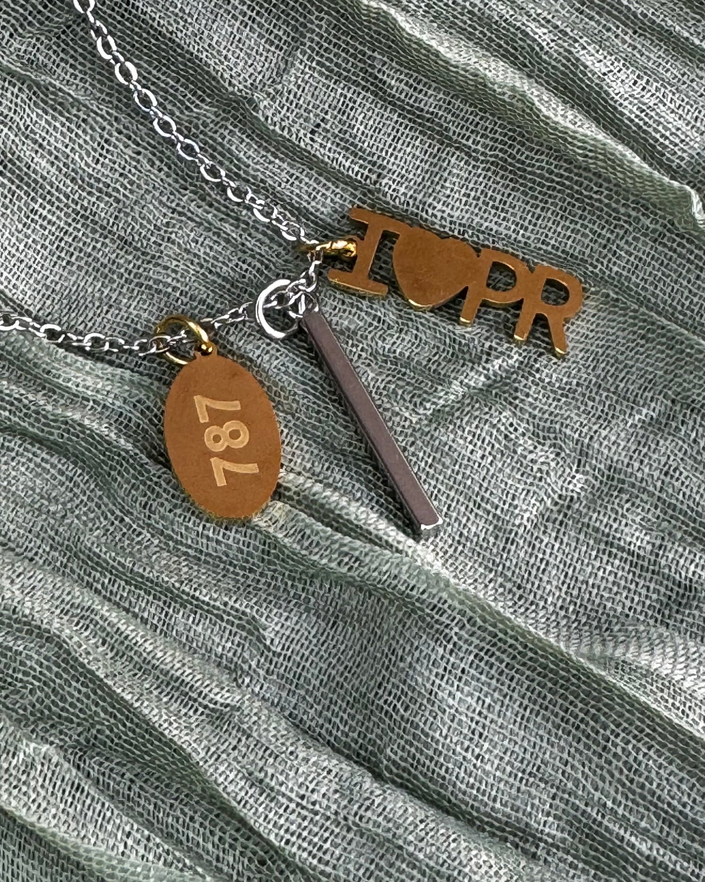 I Love PR Necklace