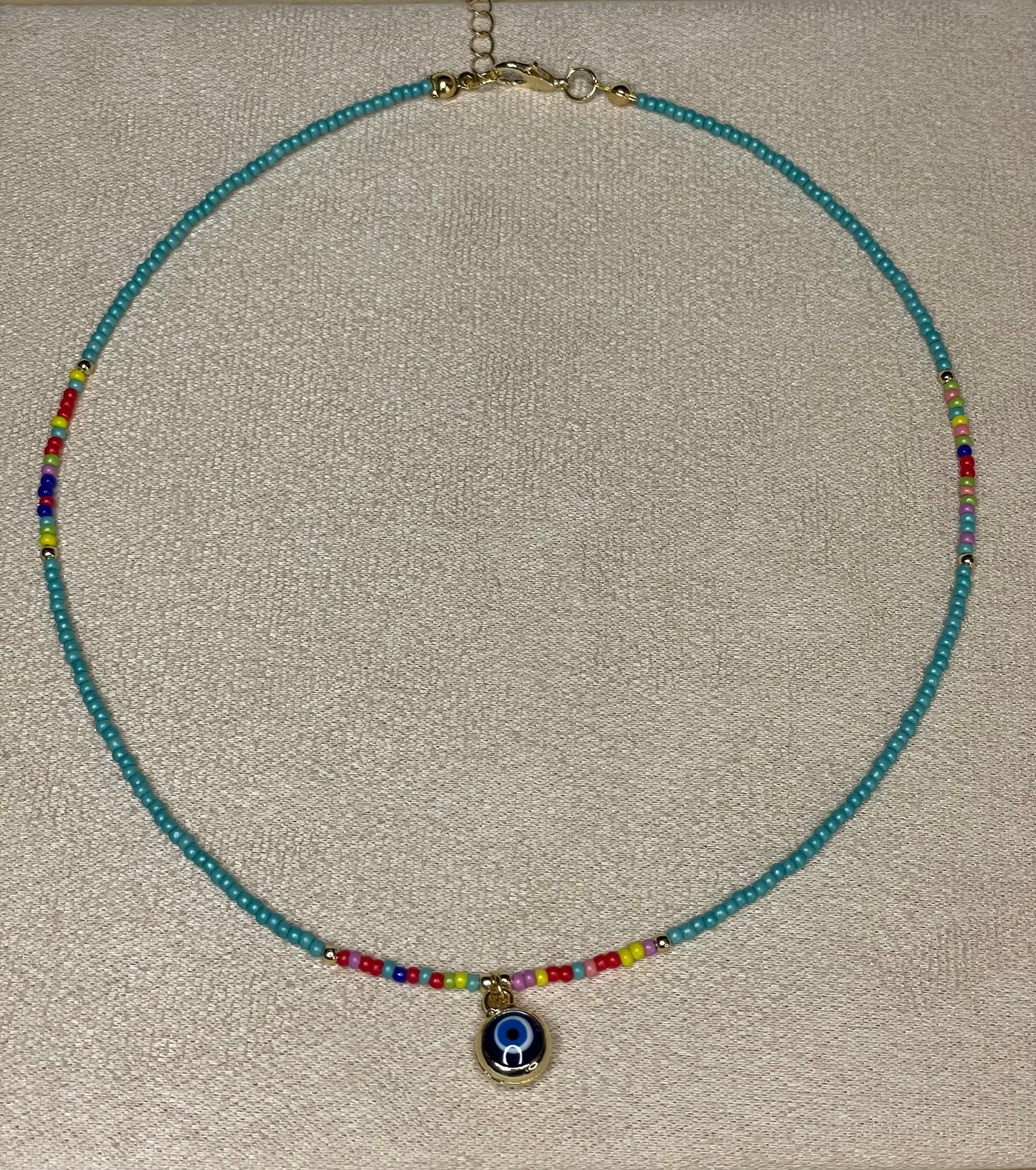 Turquoise Eye 🧿 Charm Necklace