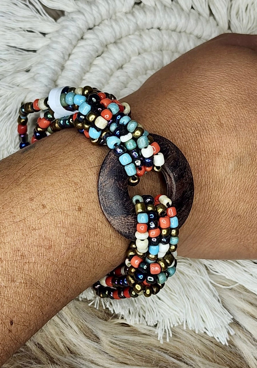 Multicolor Beads Bracelet