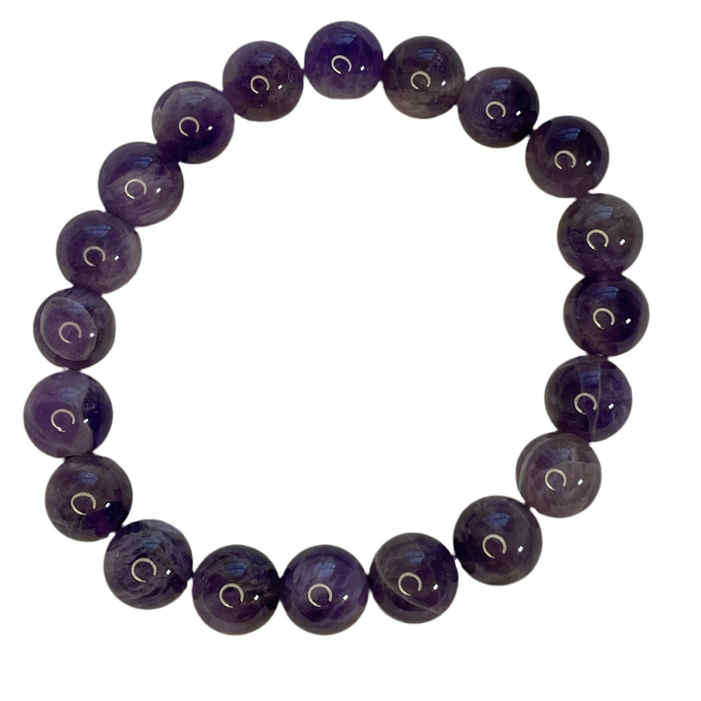 Amethyst 10mm Sphere Bracelet