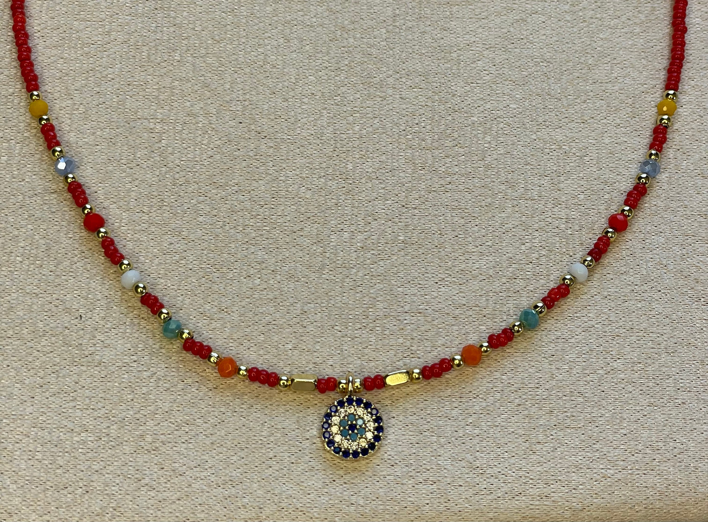 Red Evil Eye Necklace