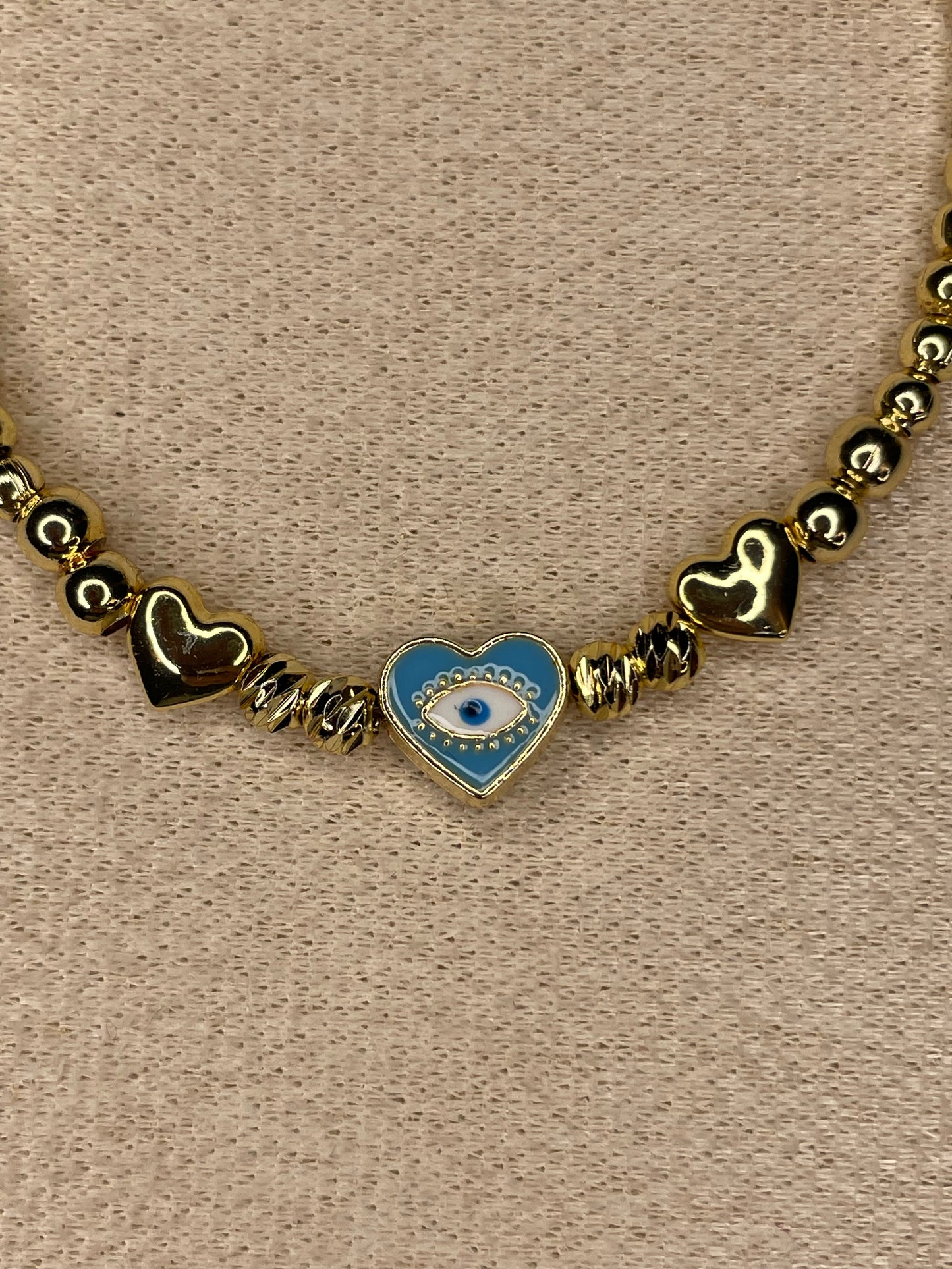 Blue Heart Bracelet