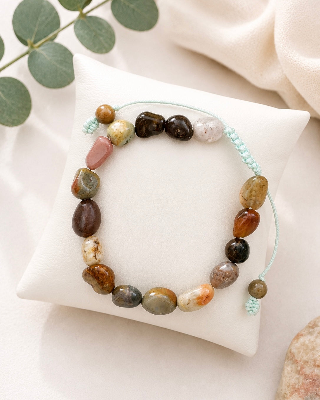 Fancy Jasper Adjustable Bracelet – Grounding • Balance • Tranquility