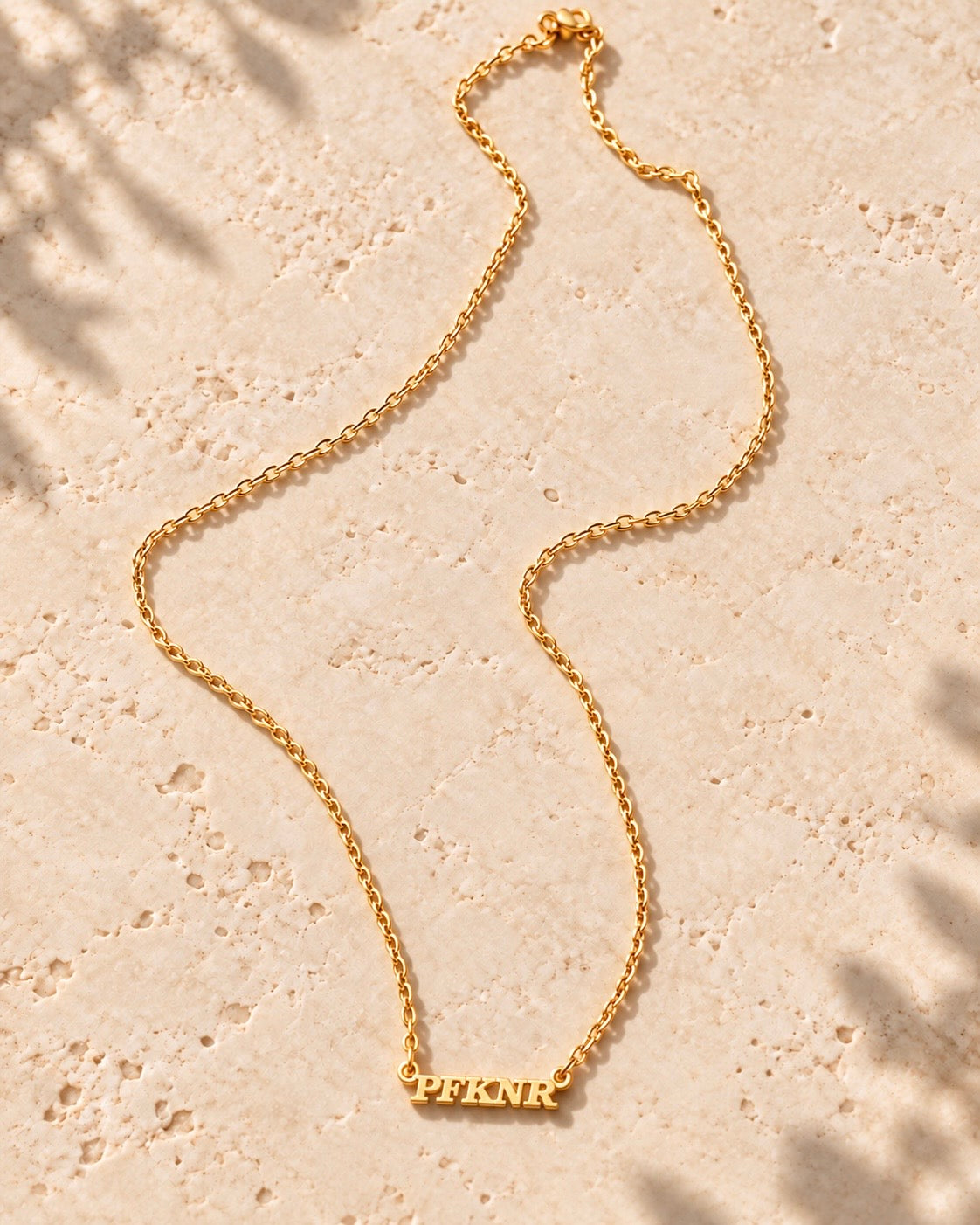 Boricua Letter Necklace – Stainless Steel