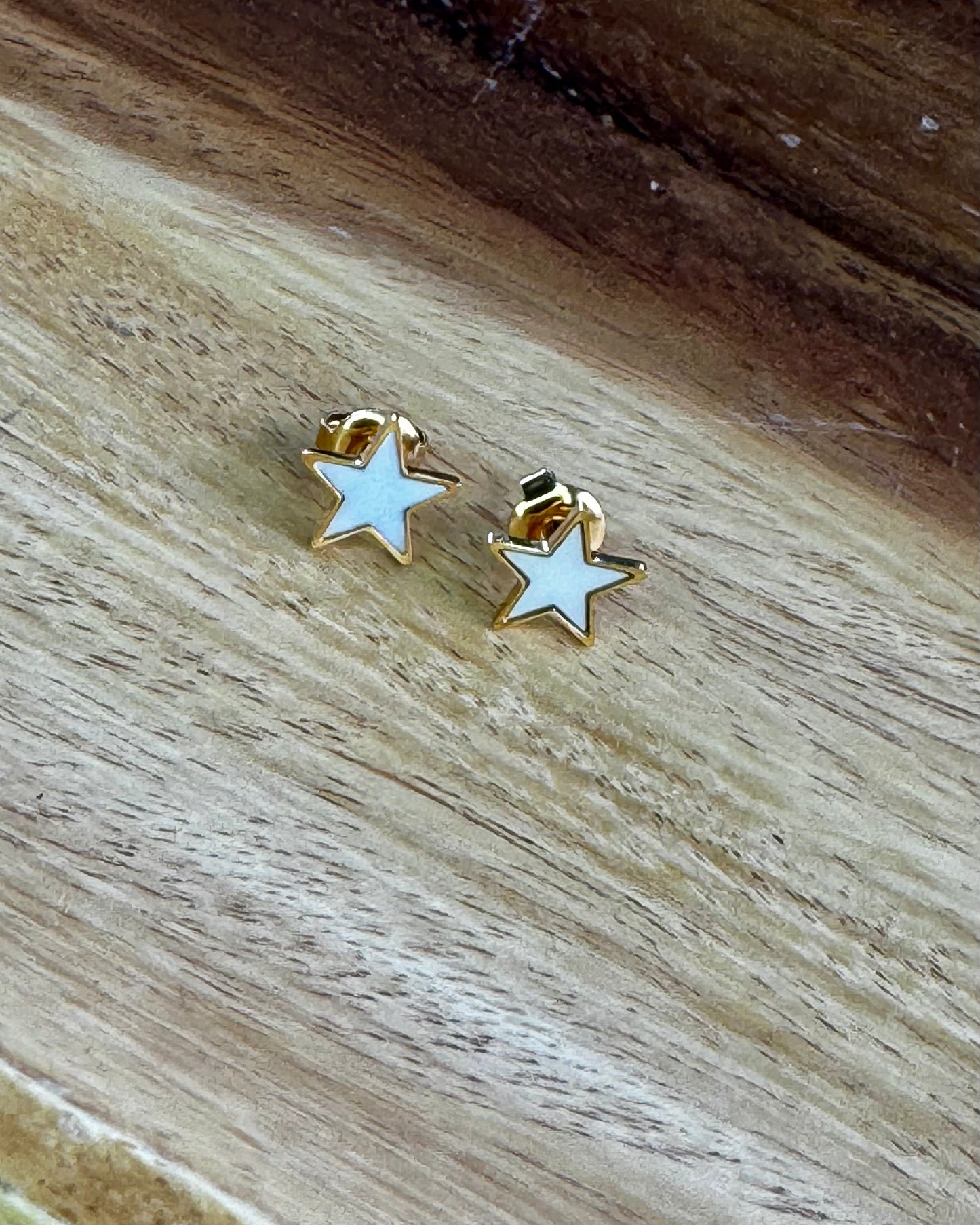 Star Mother Pearl Studs