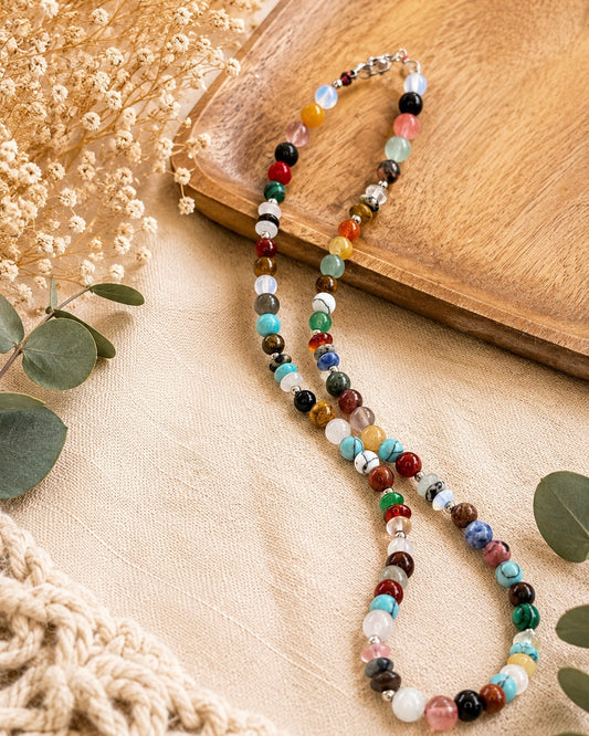 Crystal Harmony Necklace – Balance • Energy • Positivity