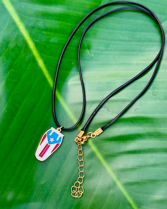 Boricua Rhythm Conga Necklace
