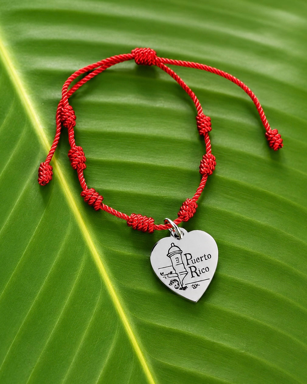 Puerto Rico Heart Adjustable Bracelet 🇵🇷❤️