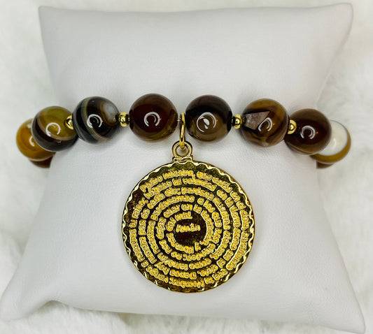 Agate Sphere Bracelet