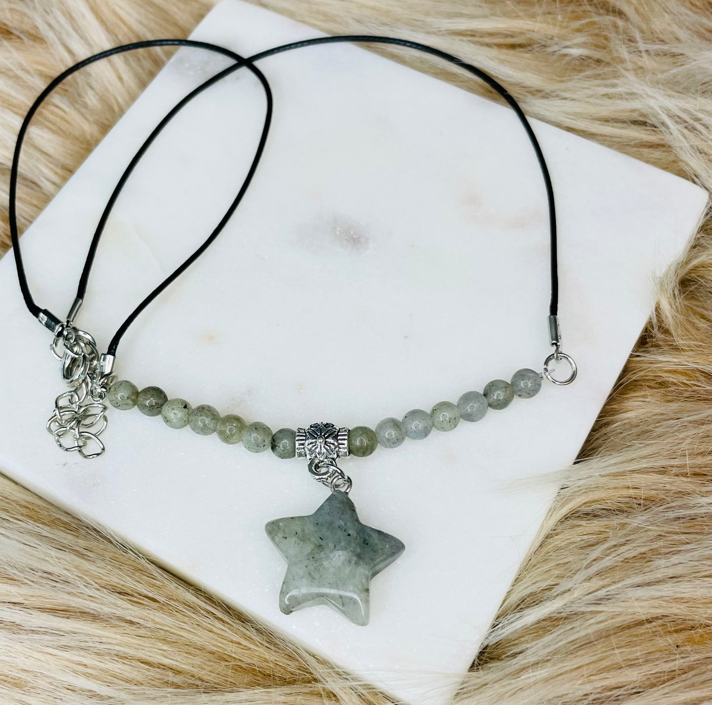 Labradorite Star Choker