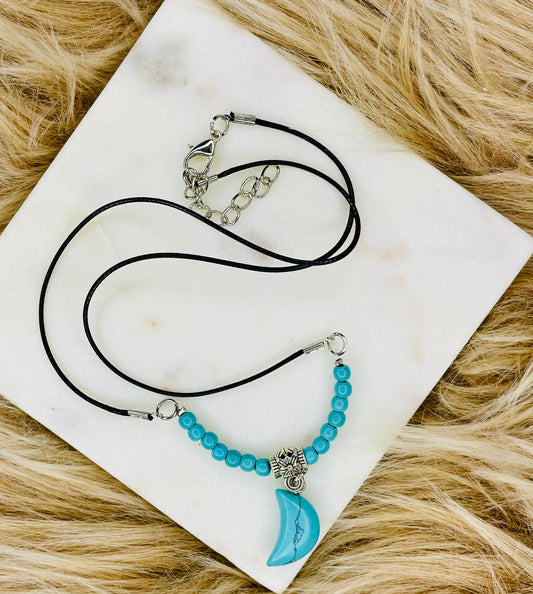 Boho Turquoise Howlite Choker