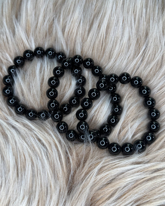 Onyx 10mm Sphere Bracelet