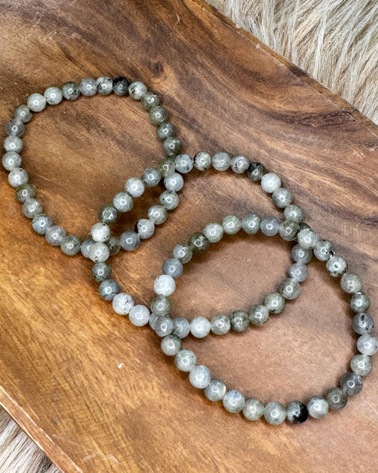 Labradorite 6mm Sphere Bracelet