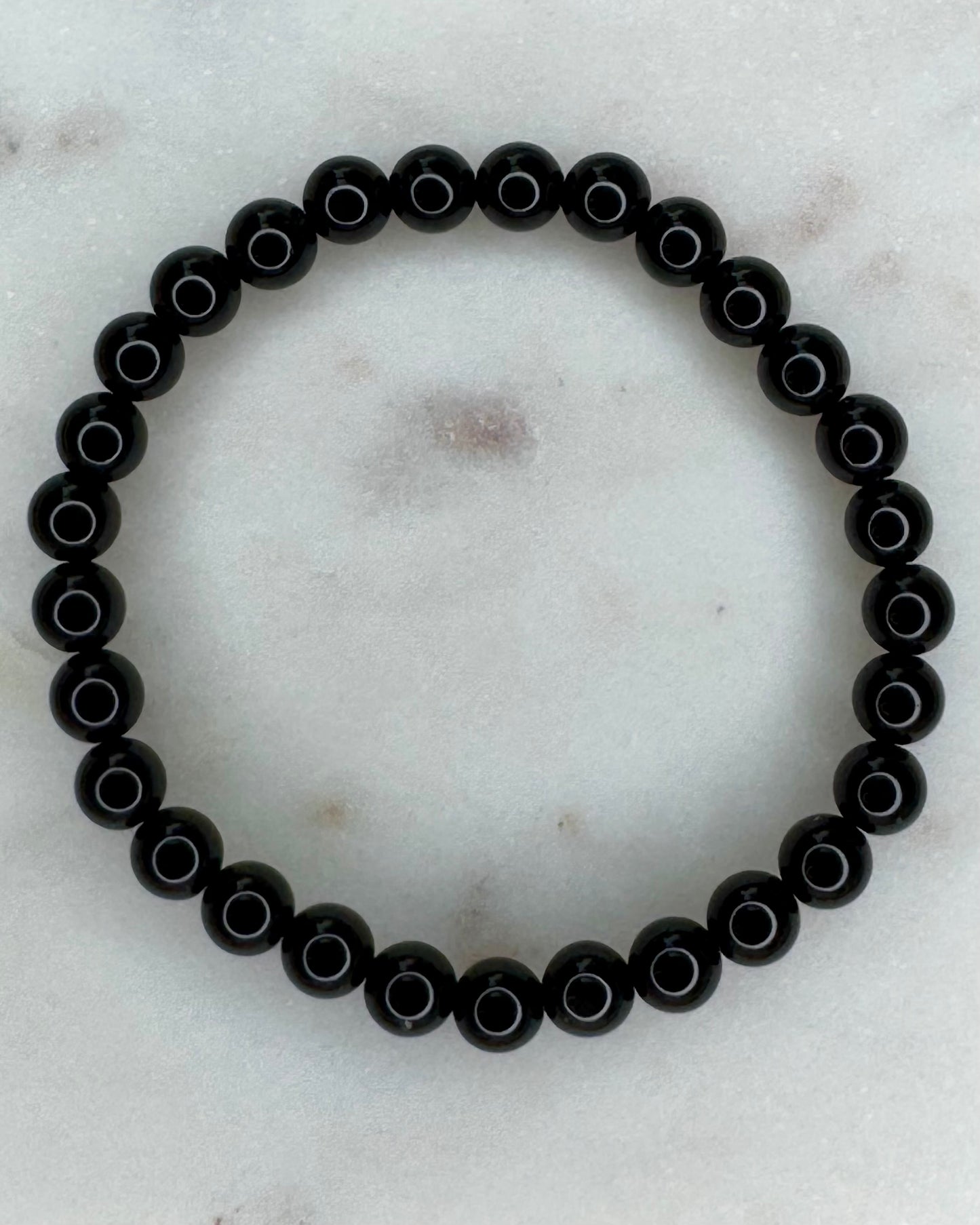 Onyx 6mm Sphere Bracelet