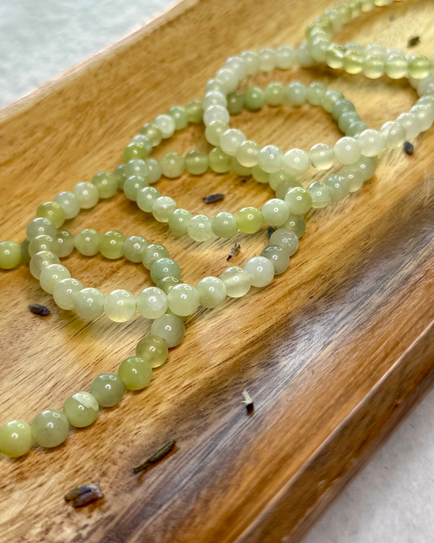 Jade 6mm Sphere Bracelet