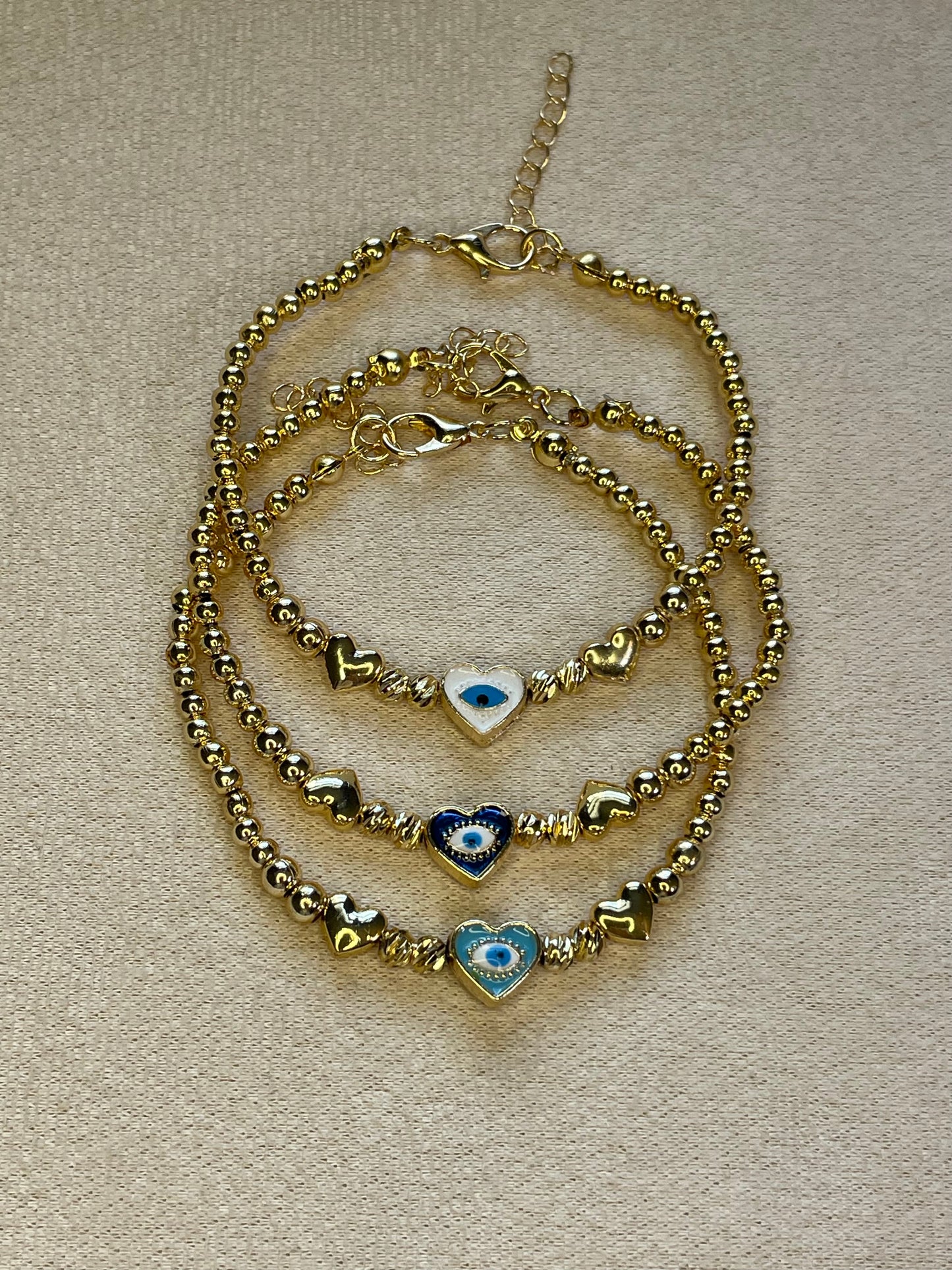 Blue Heart Bracelet