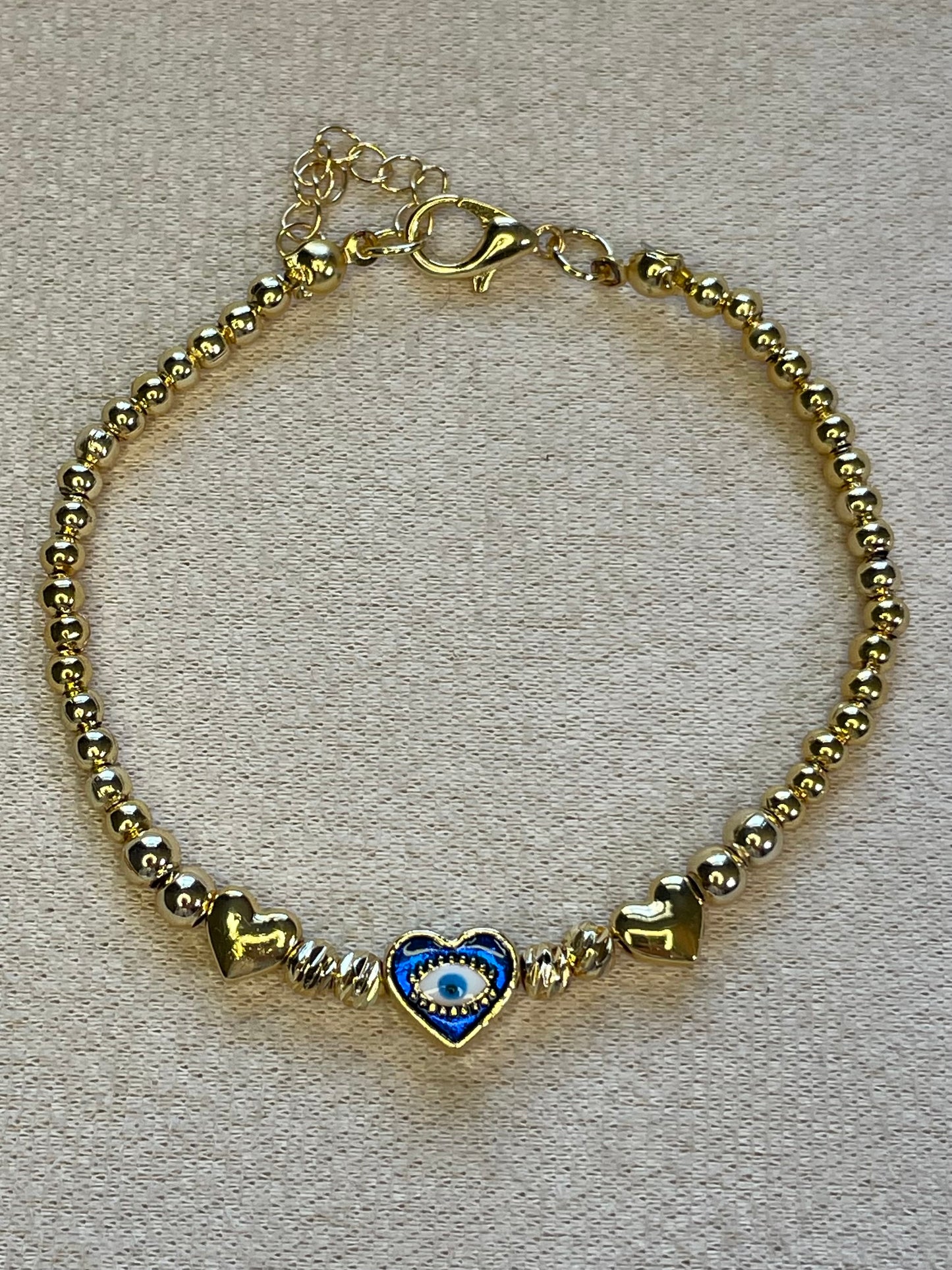 Blue Heart Bracelet