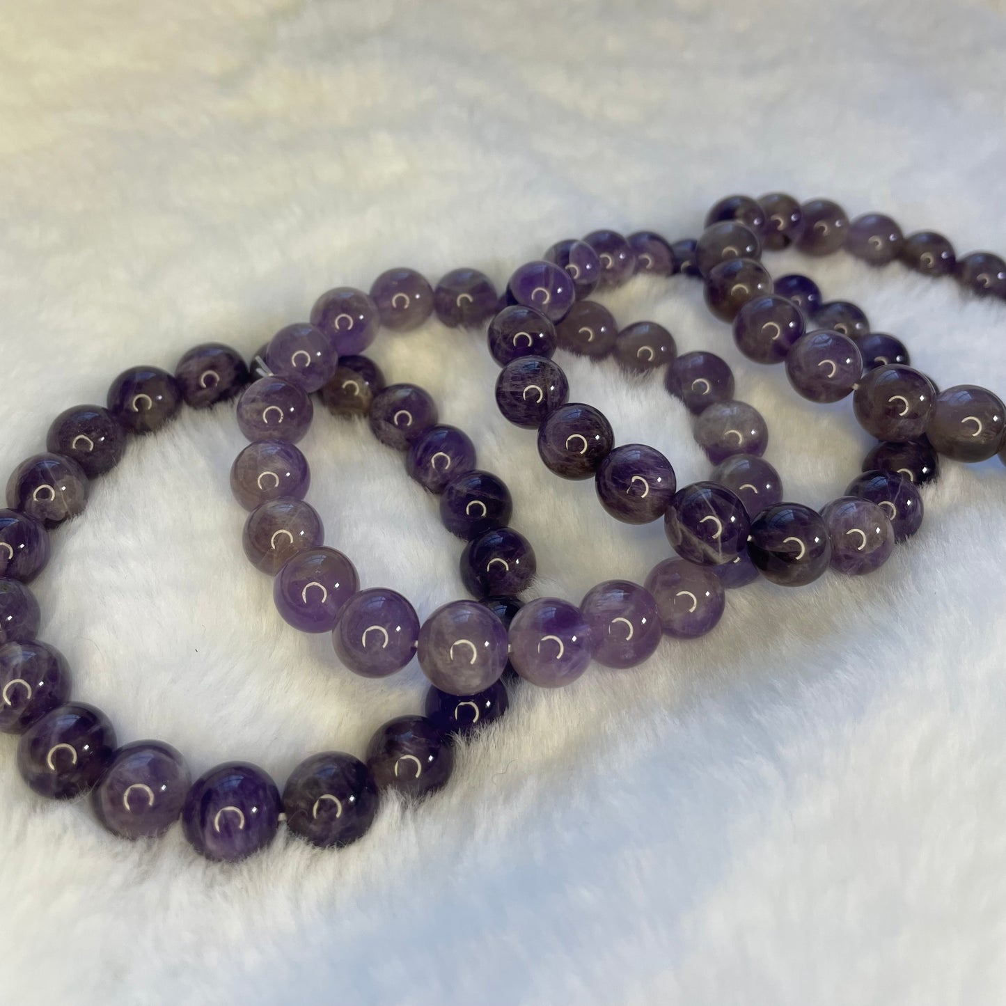 Amethyst 10mm Sphere Bracelet