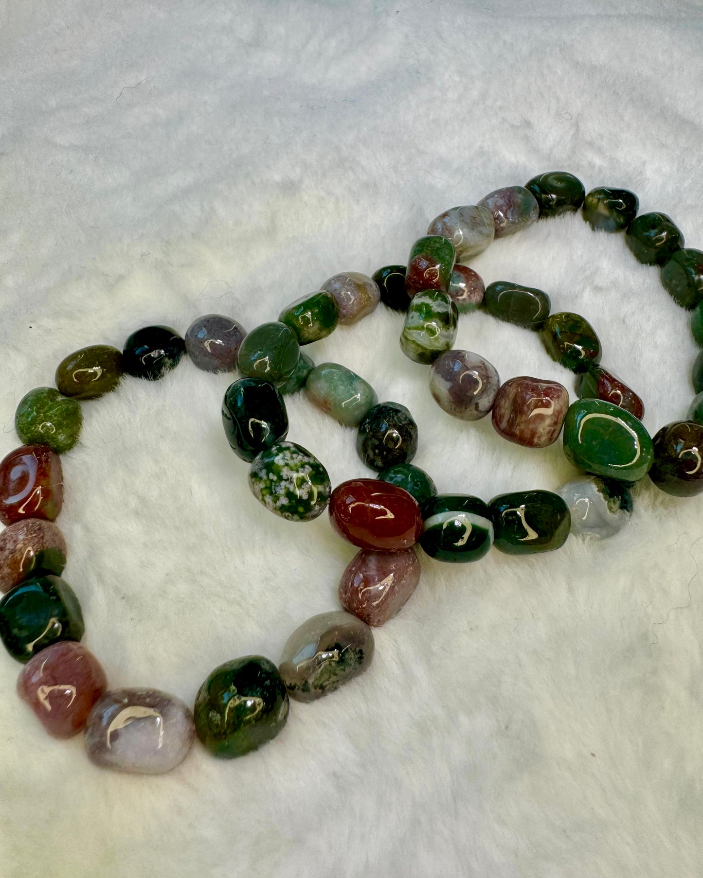 Fancy Jasper Jellybean Bracelet