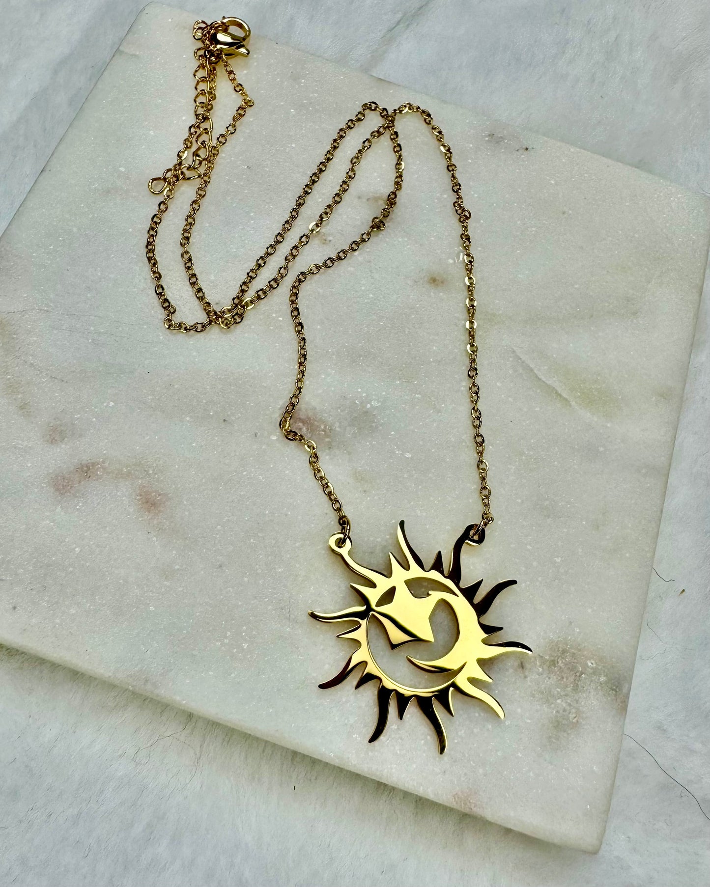 GD Sun & Star Necklace