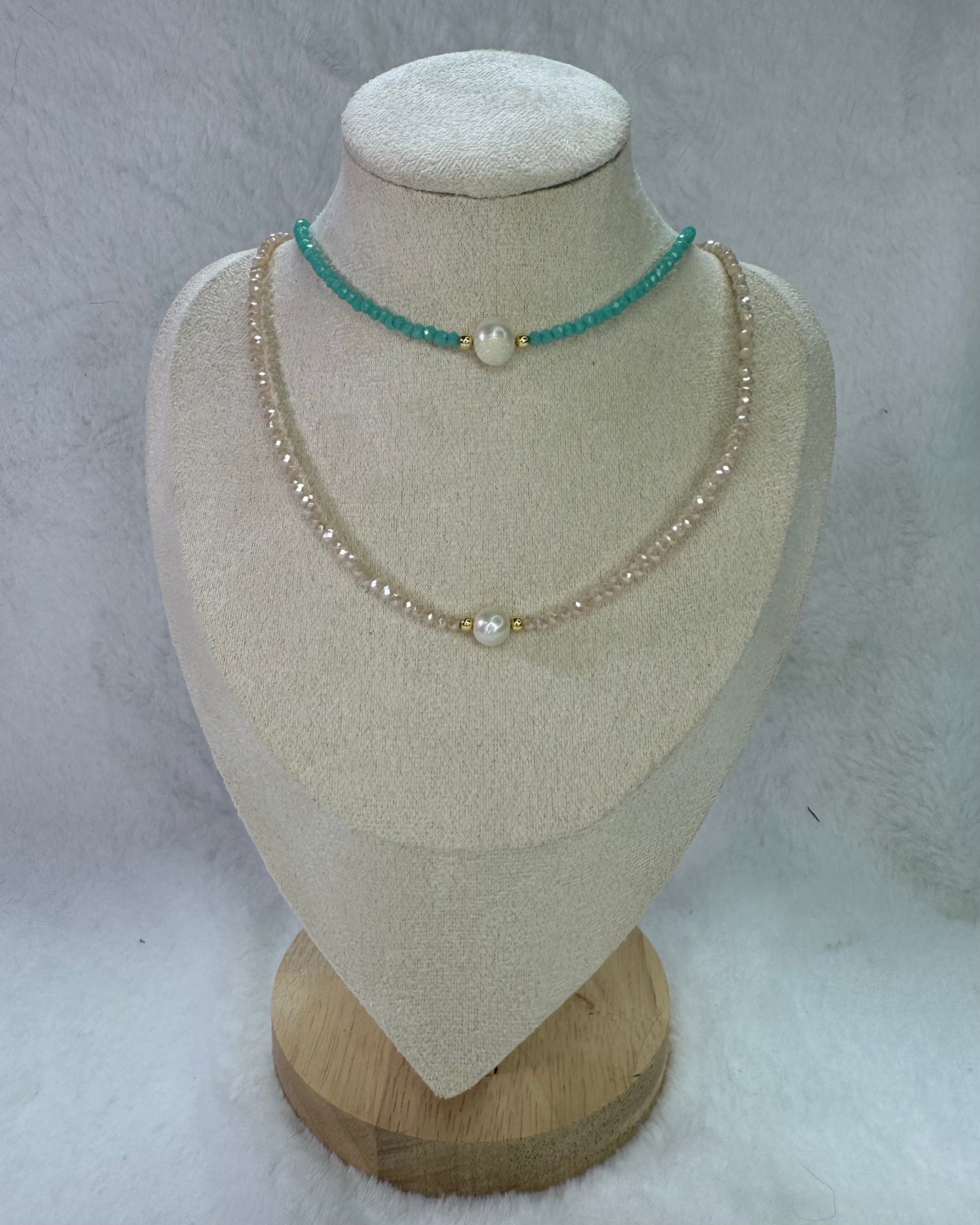 Turquoise Pearl Necklace