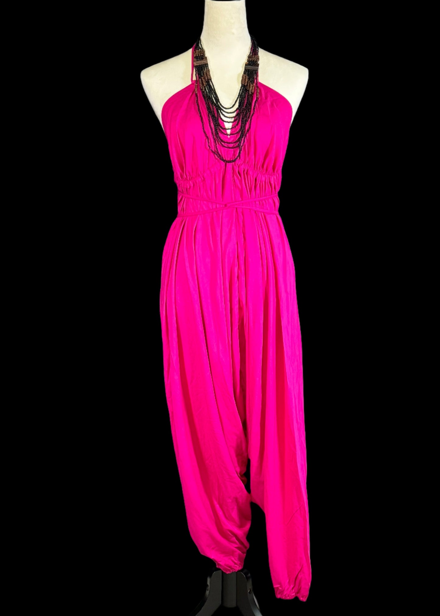 Harem Jumpsuit Magenta