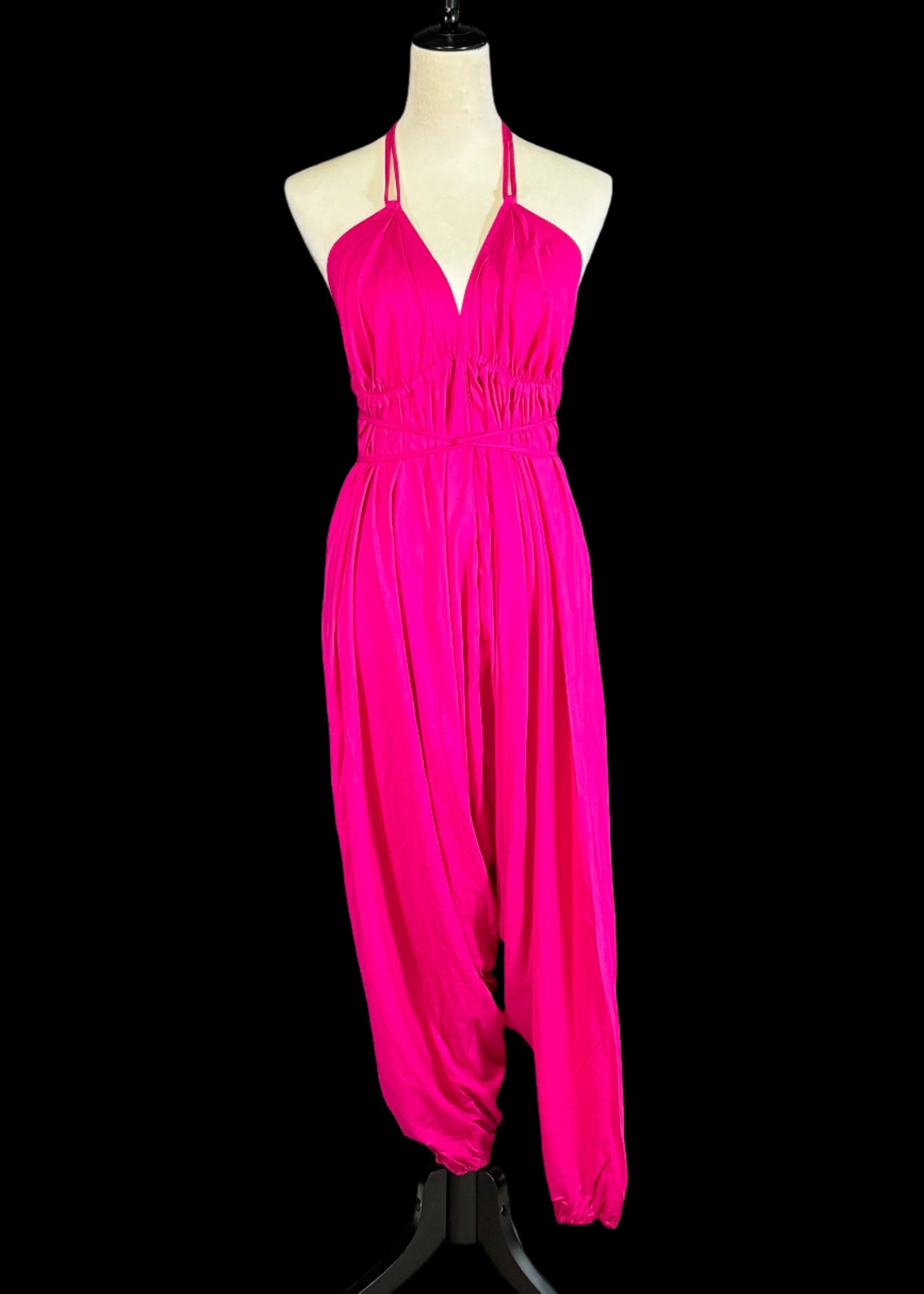 Harem Jumpsuit Magenta